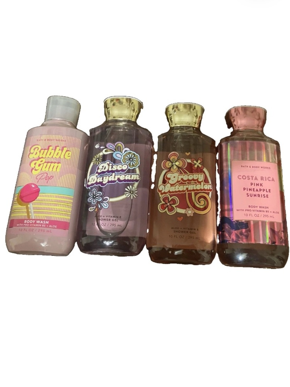 Bath & Body Works Body Wash Brand and Shower Gel Set of 4 Brand New
